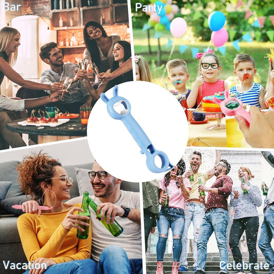 4-in-1 Jar & Bottle Opener – Easy Grip (Blue)