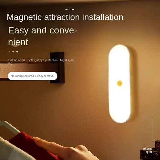 Motion Sensor LED Light – Wireless, Magnetic (Warm White Light)
