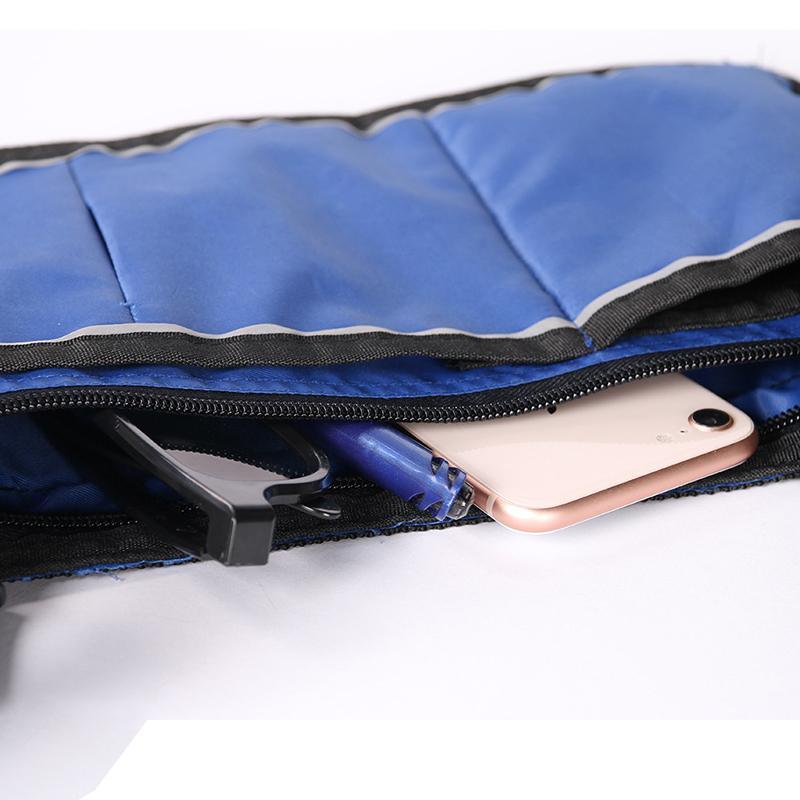 Wheelchair & Walker Side Storage Bag, Double-Sided, Black