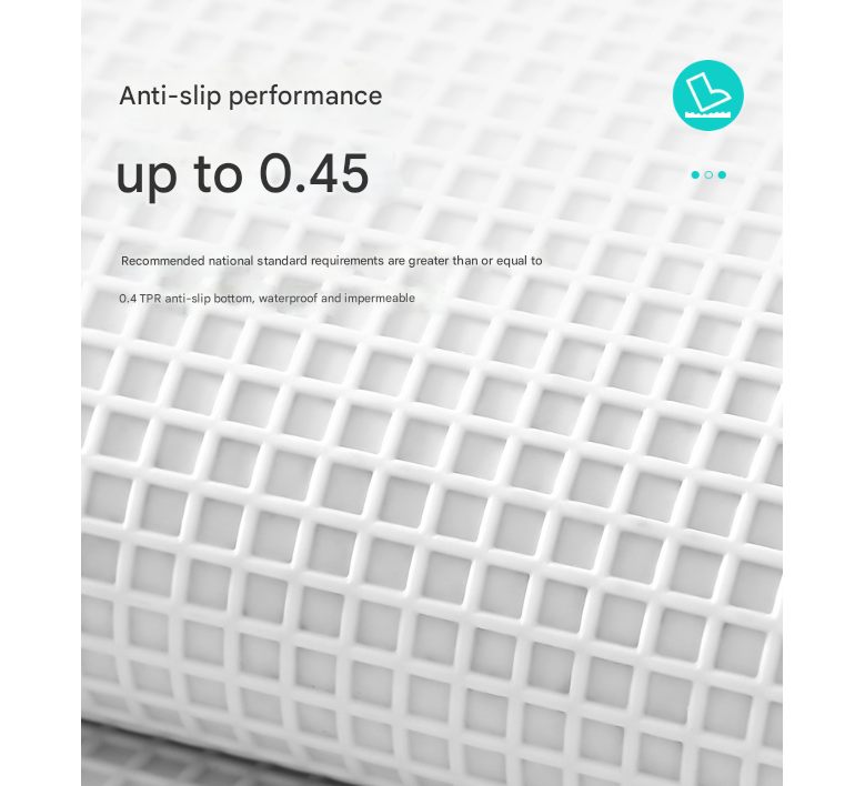 2 colours - Bath Mat - Super Absorbent, Non-Slip Bathroom Floor Mat - 50x80cm