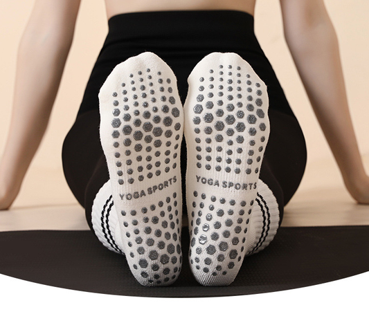 Non-Slip Safety Socks (3 Pack) – Unisex, Cotton Grip for Fall Prevention