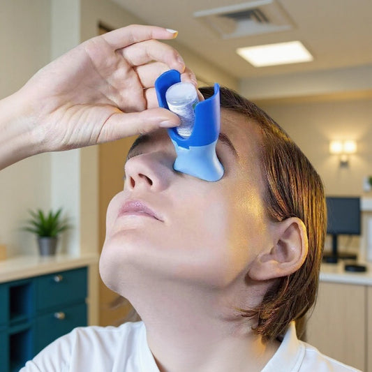 Eye Drop Applicator, Reusable Bottle Holder