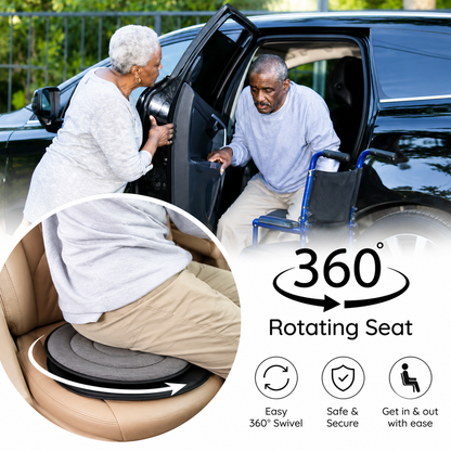 Swivel Seat Cushion, 40 cm Rotating Cushion for Car & Chair