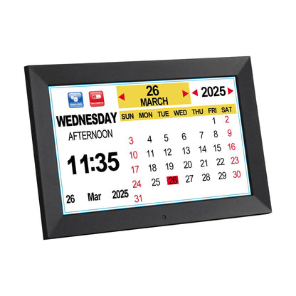 Artiss 10" Digital Day Clock — Date, Alarm & Medication Reminder. Black or White