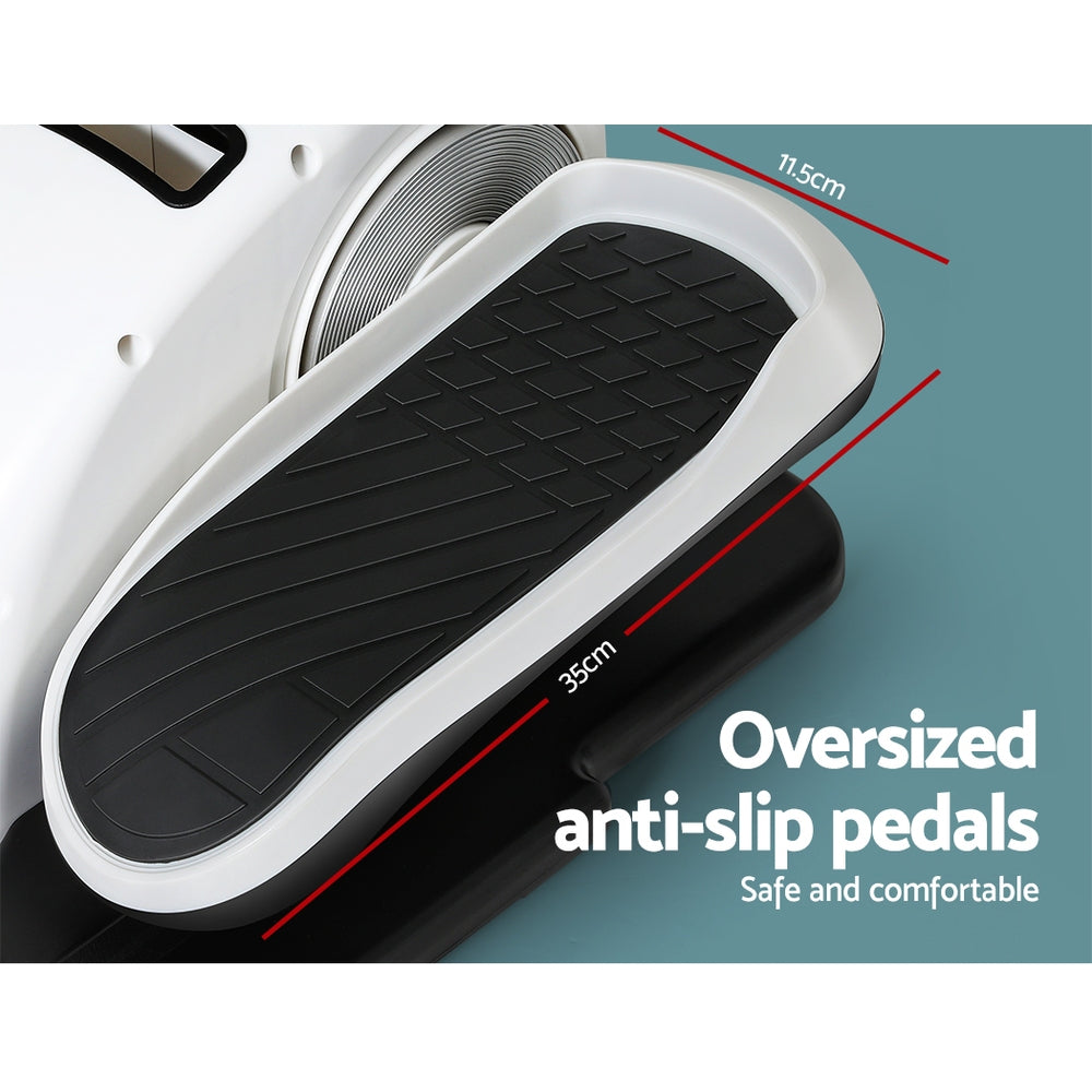 Everfit pedal exerciser LCD display showing workout stats