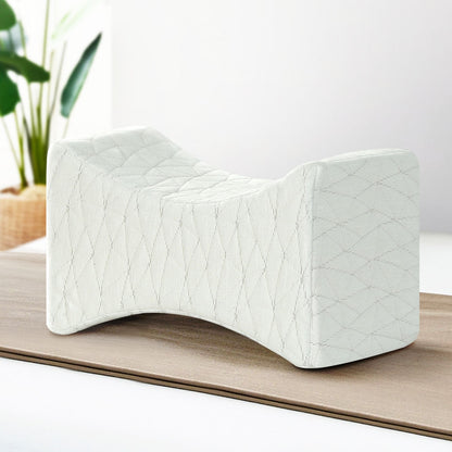 Giselle Bedding Memory Foam Knee Pillow - Ergonomic Leg Support Cushion