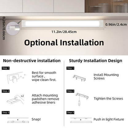 Rechargeable Motion Sensor Under Cabinet Light - LED Strip Light