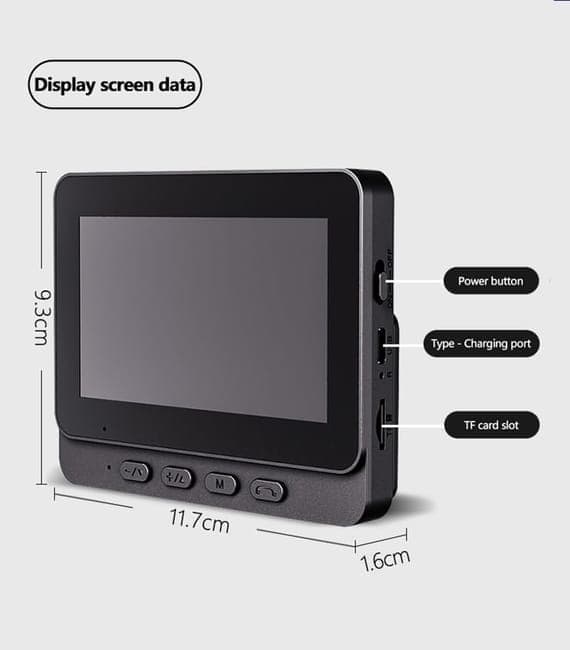 Infrared night vision doorbell