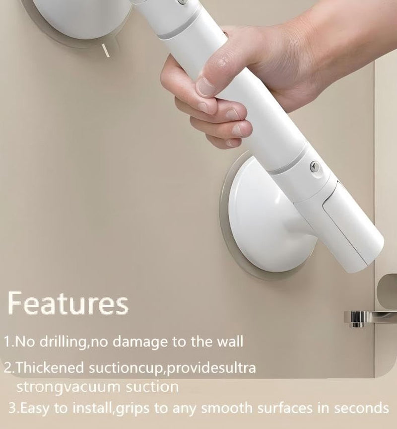 Dual suction cups and locking mechanism