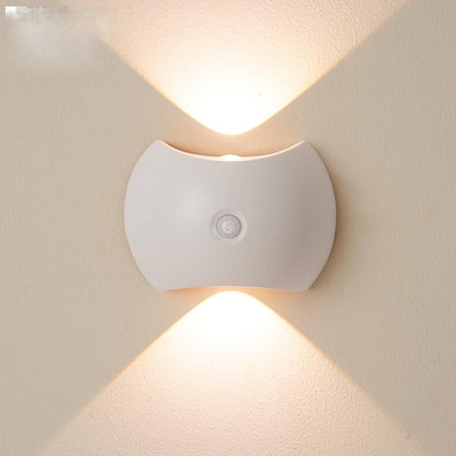 Rechargeable Motion Sensor Wall Light - Magnetic LED Night Light (White)