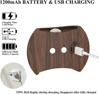 Rechargeable Motion Sensor Wall Light - Magnetic LED Night Light (White)