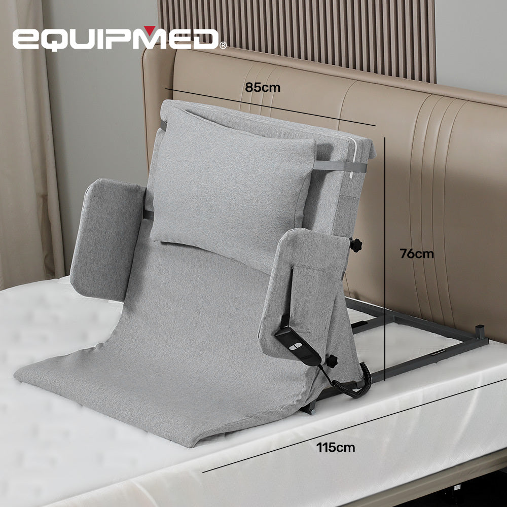 Equipmed Electric Adjustable Bed Backrest with wired handset