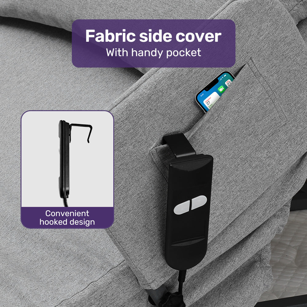 Electric Adjustable Bed Backrest — Half & Full Length
