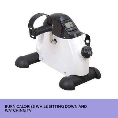 Powertrain Mini Pedal Exerciser, Arm & Leg, Adjustable Resistance.