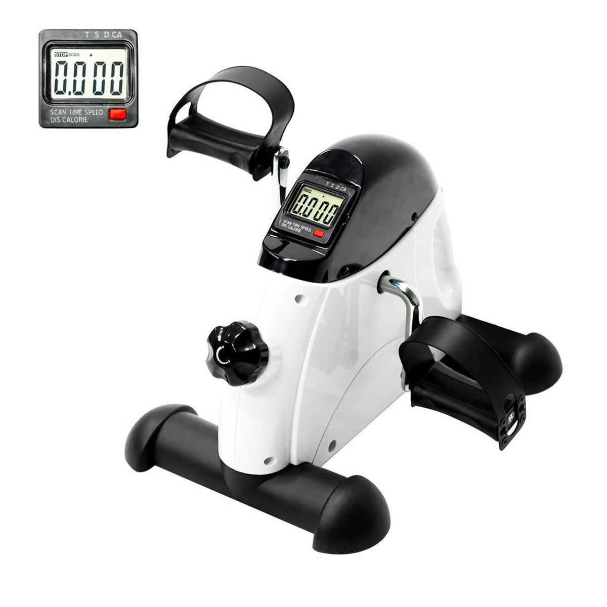Powertrain Mini Pedal Exerciser, Arm & Leg, Adjustable Resistance.