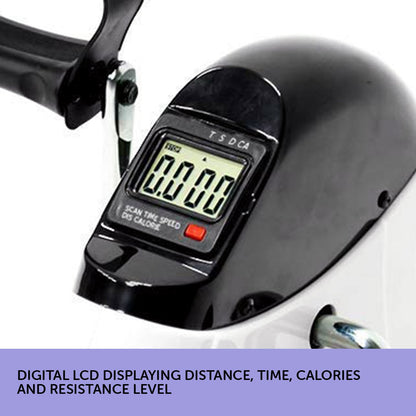 Powertrain Mini Pedal Exerciser, Arm & Leg, Adjustable Resistance.