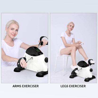 Powertrain Mini Pedal Exerciser, Arm & Leg, Adjustable Resistance.