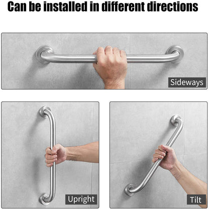 80cm Stainless Steel Grab Rail, Bathroom Shower & Stairway