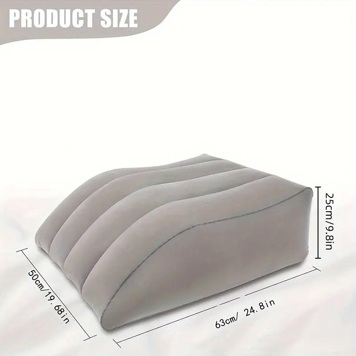 Inflatable Leg Elevation Cushion - Wedge Support Pillow