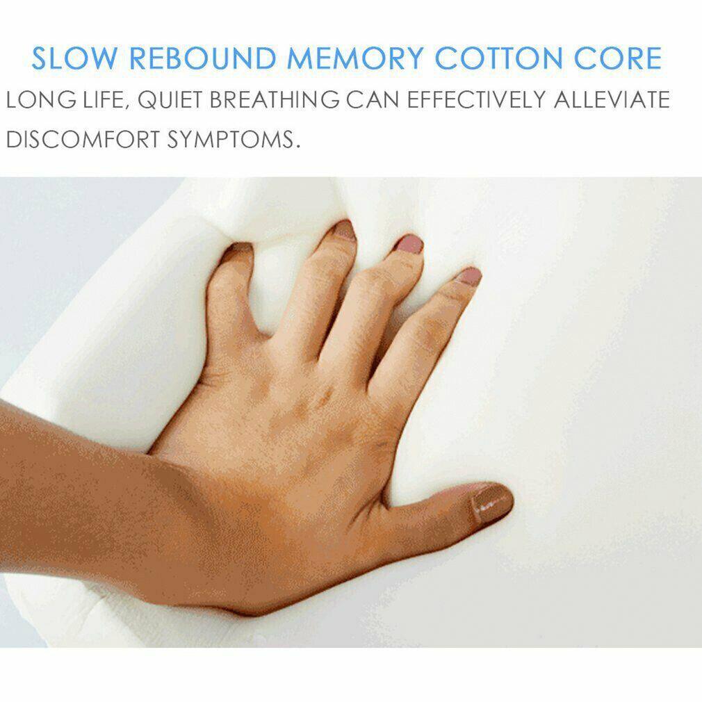 Memory Foam Knee Support Pillow - Ergonomic Design with Washable Cover