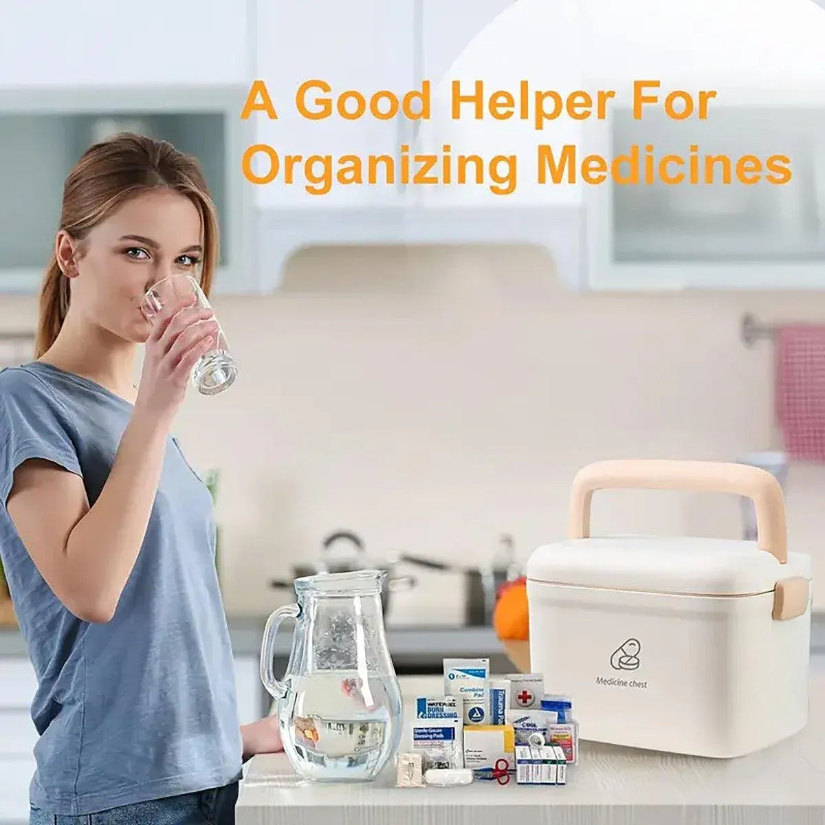 Medicine Cabinet & Household Organiser — Emergency First Aid Storage