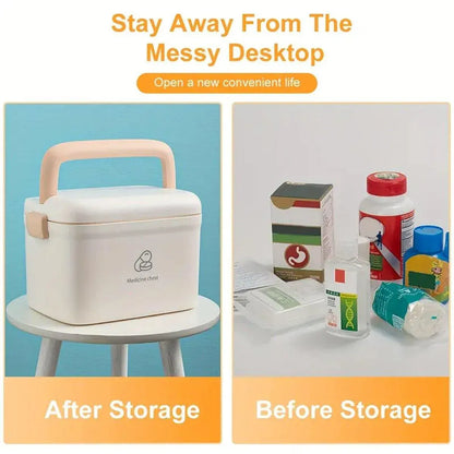 Medicine Cabinet & Household Organiser — Emergency First Aid Storage