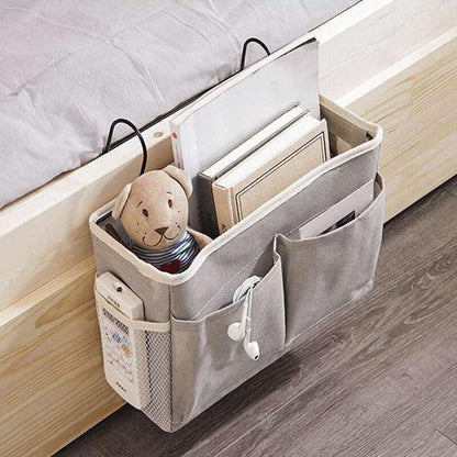 Hanging Bedside Storage Caddy with Pockets - Couch & Bed Organiser (Multiple Variations)