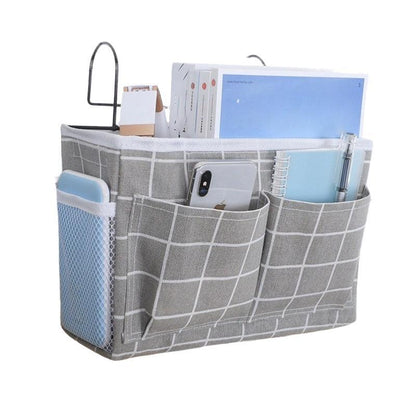 Hanging Bedside Storage Caddy with Pockets - Couch & Bed Organiser (Multiple Variations)