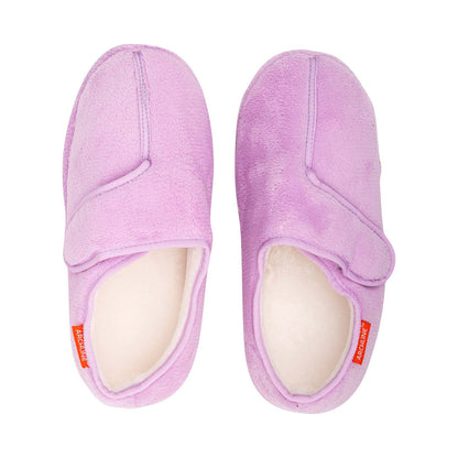 ARCHLINE Orthotic Plus Slippers Closed Scuffs Pain Relief Moccasins - Lilac - EU 42