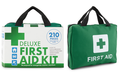 210-Piece First Aid Kit - Compact Travel & Home Essentials (3 Pack)