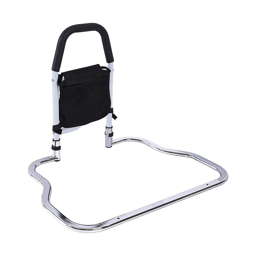 Bed Assist Rail - Under Mattress Support Bar with Storage Pouch (136 kg Capacity)