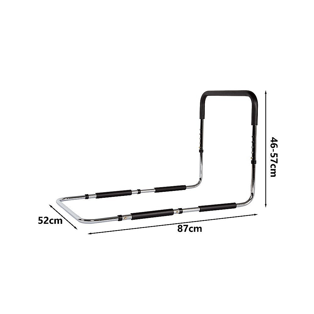 Adjustable Bed Assist Rail - Under Mattress Support Bar (125 kg Capacity)