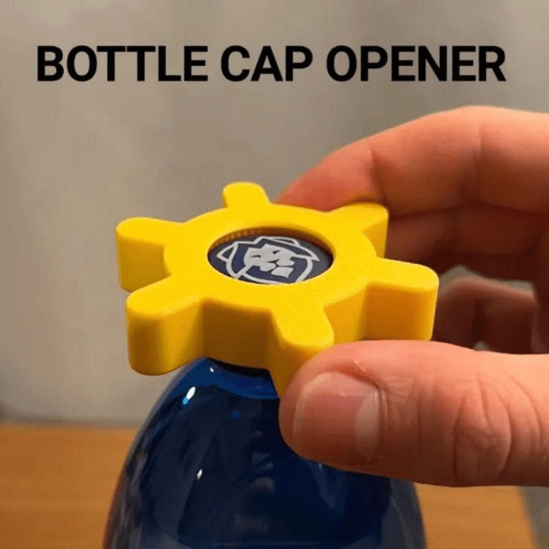 20-Pack Easy Twist Bottle Cap Openers - Ergonomic Grip for Bottled Drinks (Yellow)