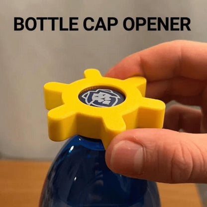 20-Pack Easy Twist Bottle Cap Openers - Ergonomic Grip for Bottled Drinks (Yellow)