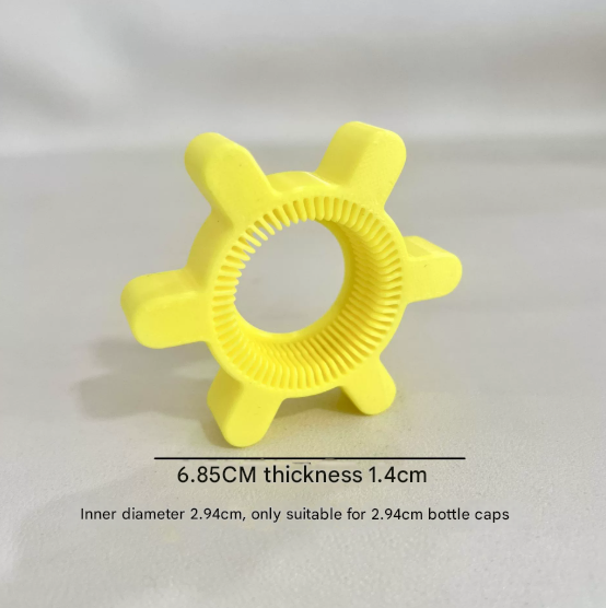 20-Pack Easy Twist Bottle Cap Openers - Ergonomic Grip for Bottled Drinks (Yellow)