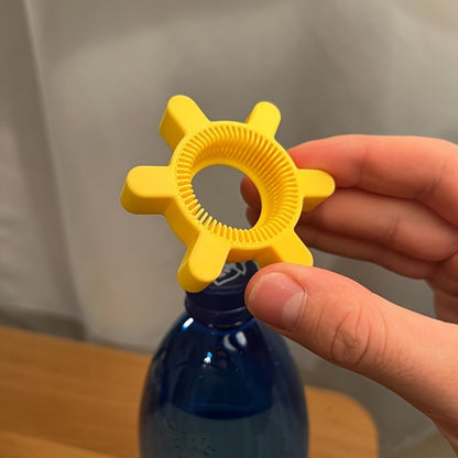 20-Pack Easy Twist Bottle Cap Openers - Ergonomic Grip for Bottled Drinks (Yellow)