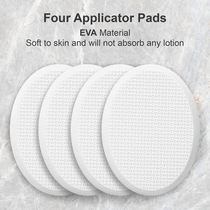 Long Handle Bath Brush Set - Non-Slip Grip with 4 Exfoliating Heads
