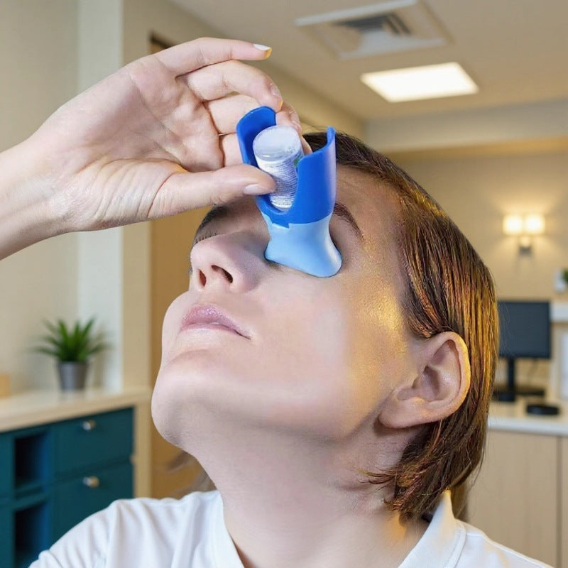 Eye Drop Applicator, Reusable Bottle Holder