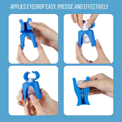 Eye Drop Applicator, Reusable Bottle Holder