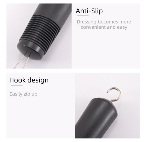 Black Dressing Aid Tool - Button & Zipper Assistant