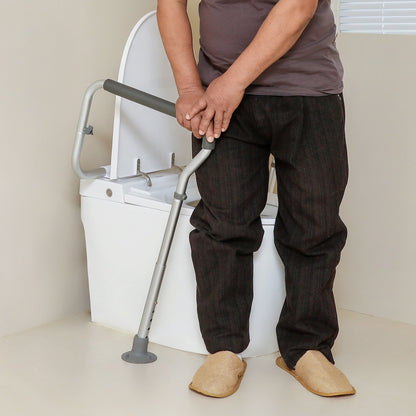 Adjustable Toilet Safety Frame with Padded Arms - Height & Width Adjustable (136 kg Capacity)
