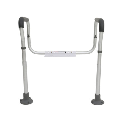 Adjustable Toilet Safety Frame with Padded Arms - Height & Width Adjustable (136 kg Capacity)